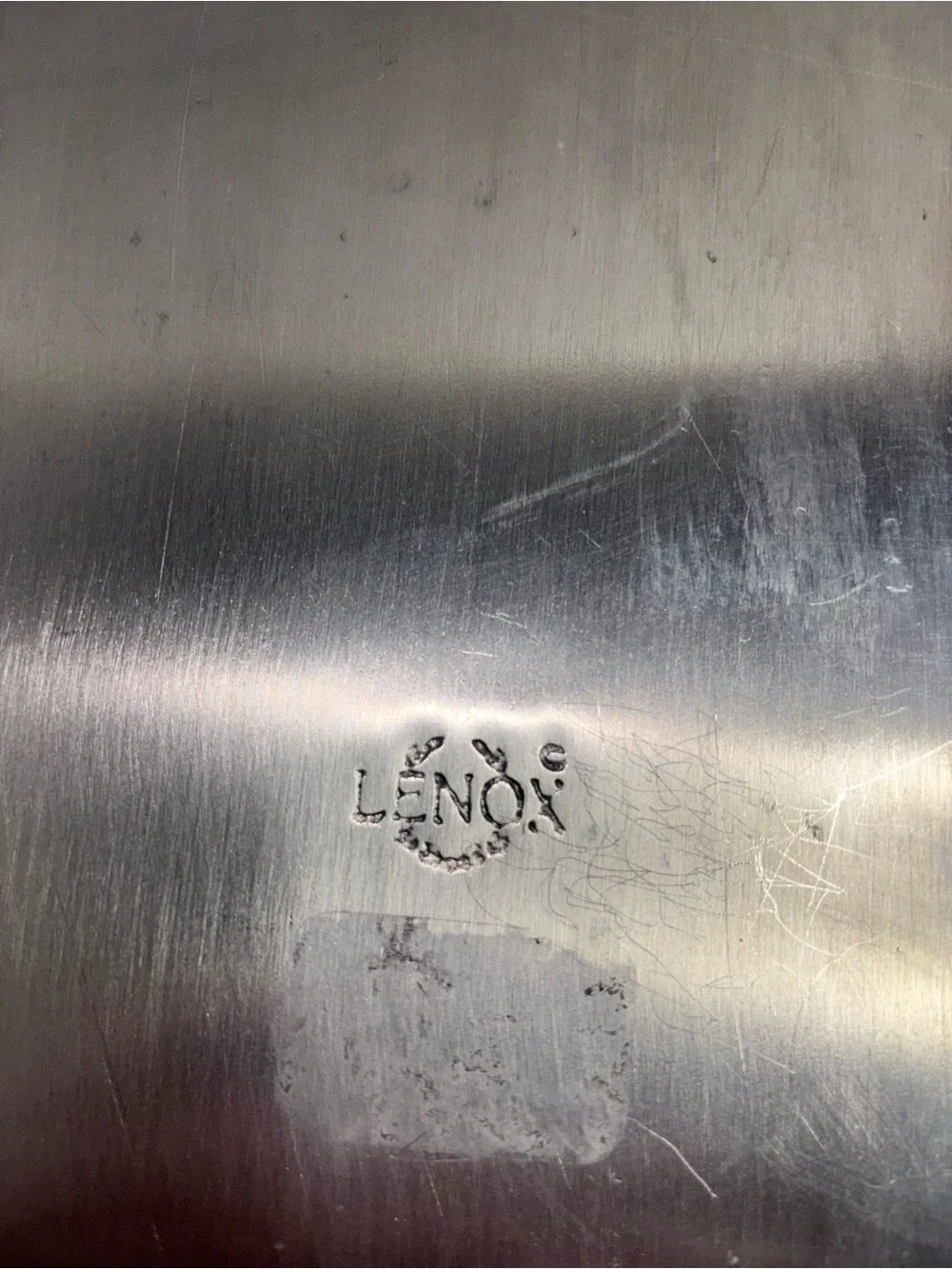 Lenox Butler's Pantry 14.5 Inch Square Aluminum Serving Platter Tray